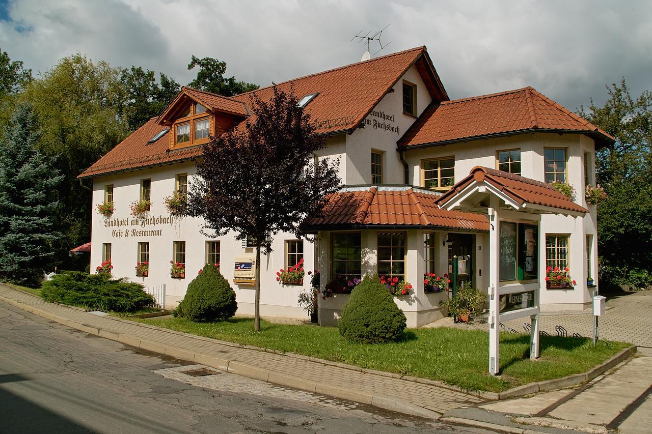 Landhotel Am Fuchsbach Berga  Exteriör bild